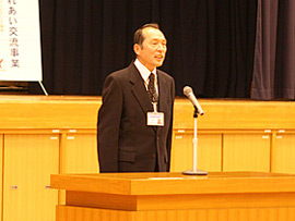 （財）栃木市施設振興公社 加藤常務理事の挨拶