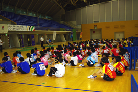 オリンピック選手による卓球教室