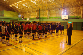 平成22年度オリンピアンふれあい交流事業　バレーボール教室(北海道)