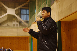 平成22年度オリンピアン巡回指導事業　卓球教室(石川県)