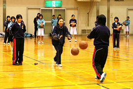 平成25年度オリンピアン巡回指導事業(静岡県/バスケットボール教室)