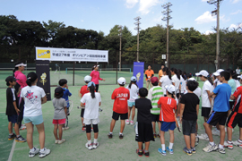 平成27年度オリンピアン巡回指導事業（東京都/テニス教室）